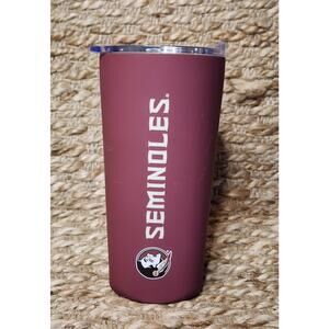 Florida State Seminoles 18oz Stainless Soft Touch Tumbler Double Walled GameDay